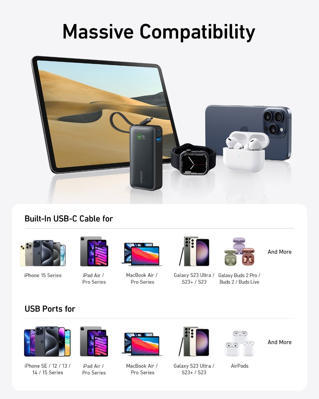 Anker Nano Power Bank (30W, Built-In USB-C Cable) - MERGE.DAY.1.FREESTYLE