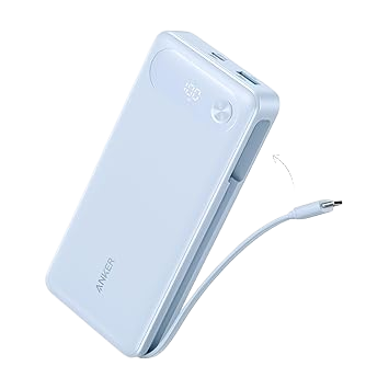 Anker Power Bank (20K, 87W, Built-In USB-C Cable) - MERGE.DAY.1.FREESTYLE