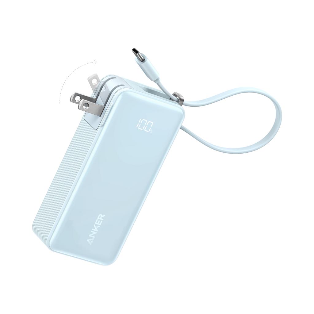 Anker Power Bank (10K, Fusion, Built-In Cable) - MERGE.DAY.1.FREESTYLE