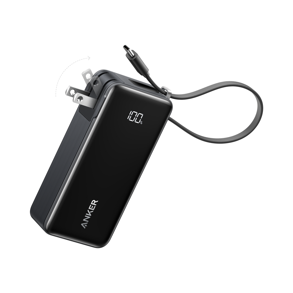 Anker Power Bank (10K, Fusion, Built-In Cable) - MERGE.DAY.1.FREESTYLE