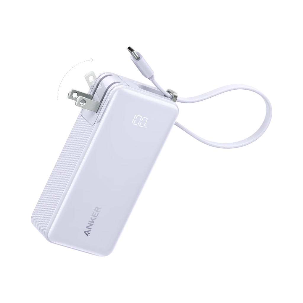 Anker Power Bank (10K, Fusion, Built-In Cable) - MERGE.DAY.1.FREESTYLE