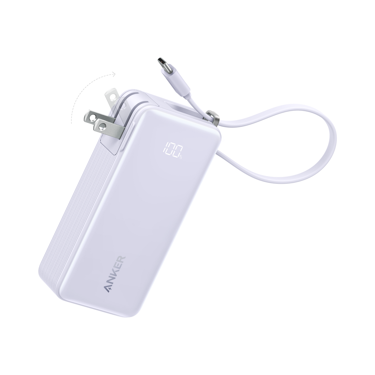 Anker Power Bank (10K, Fusion, Built-In Cable) - MERGE.DAY.1.FREESTYLE