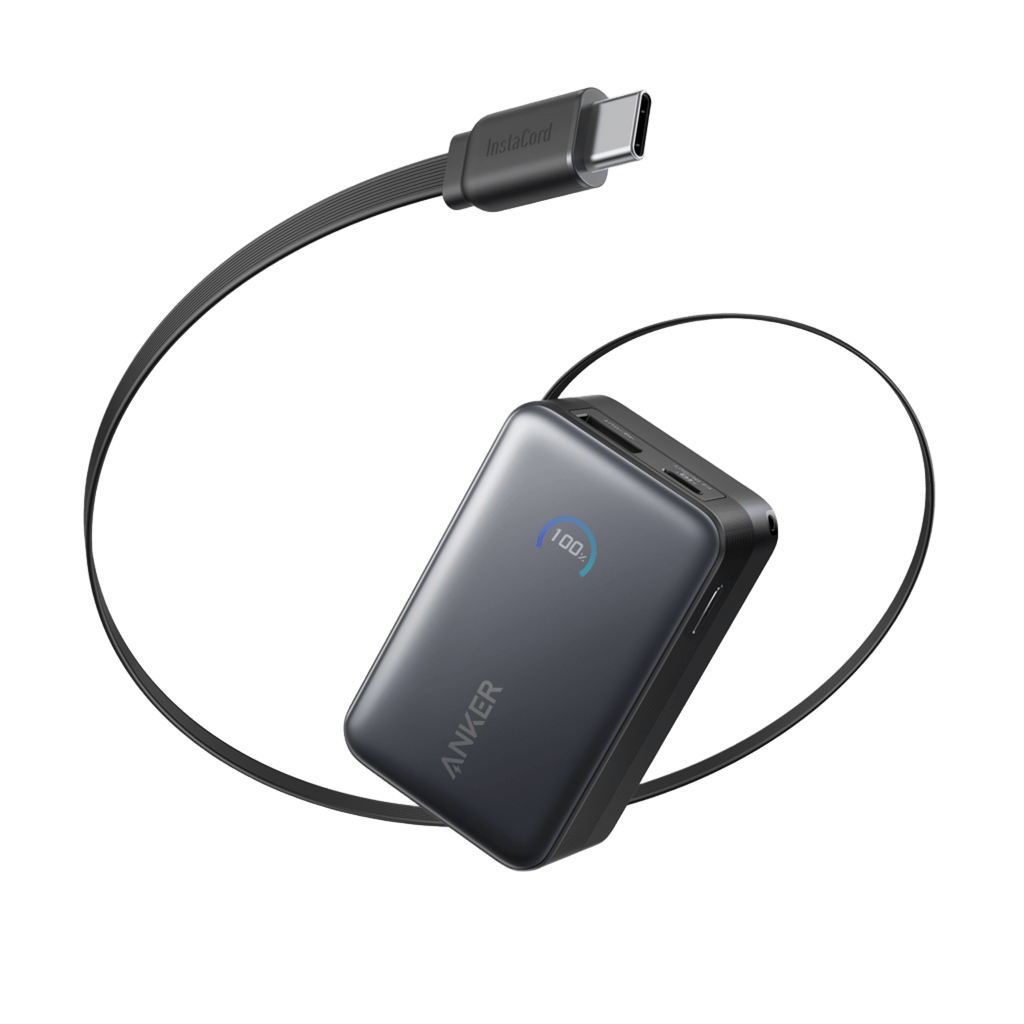 Anker Nano Power Bank (10K, 45W, Built-In Retractable USB-C Cable) - MERGE.DAY.1.FREESTYLE