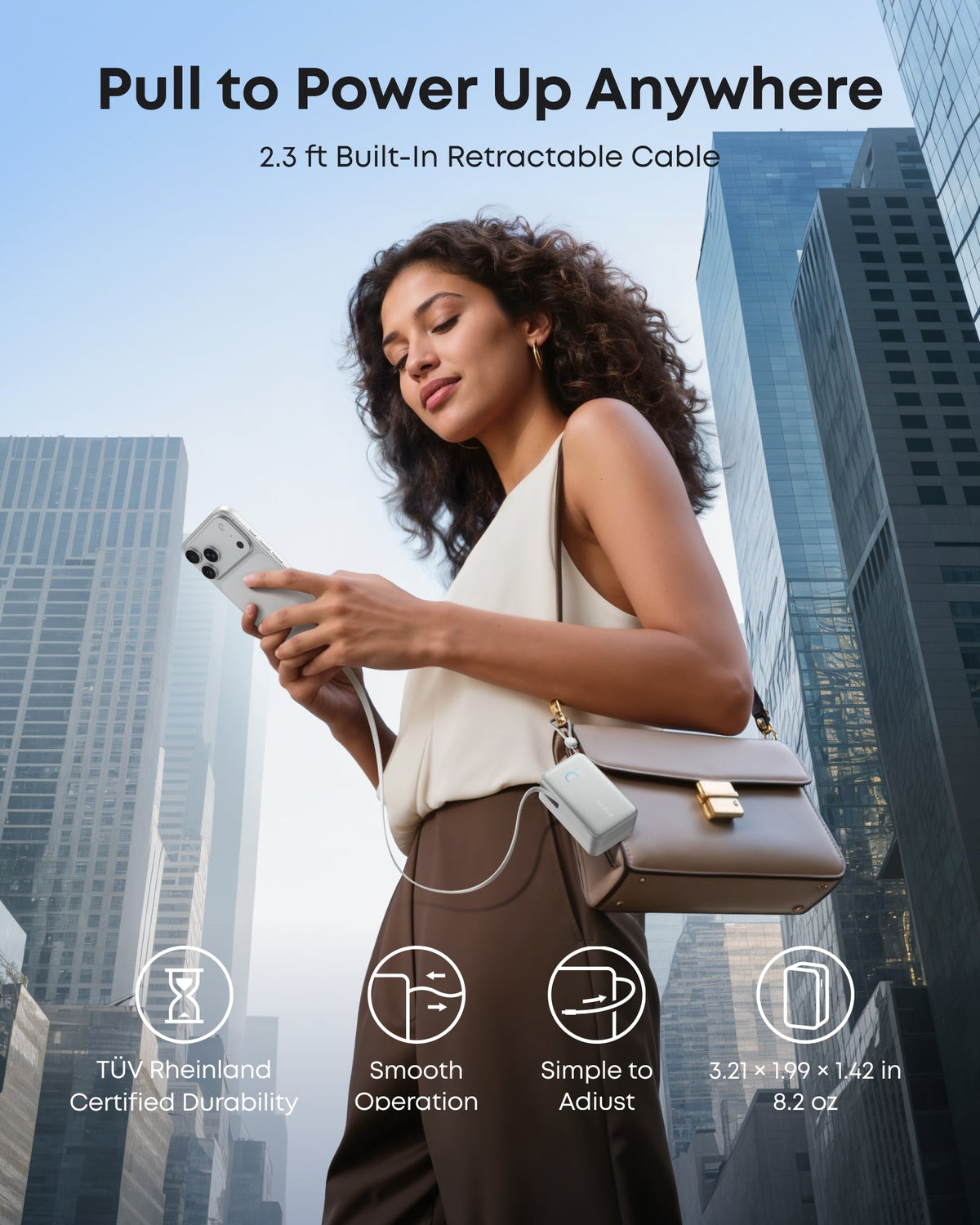 Anker Nano Power Bank (10K, 45W, Built-In Retractable USB-C Cable) - MERGE.DAY.1.FREESTYLE
