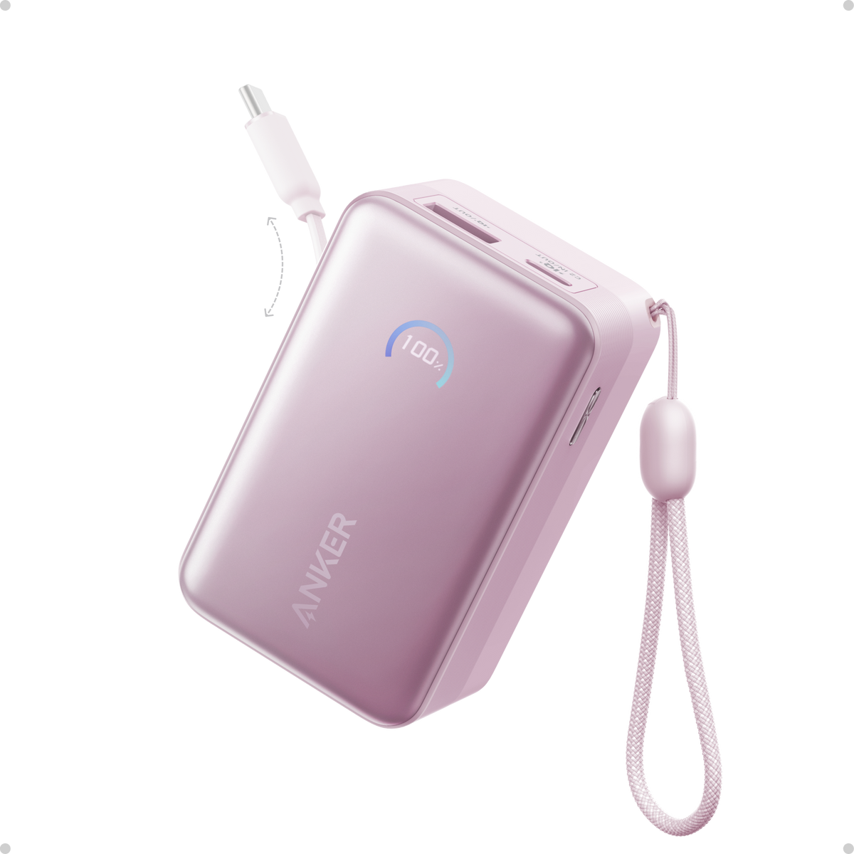 Anker Nano Power Bank (10K, 45W, Built-In Retractable USB-C Cable) - MERGE.DAY.1.FREESTYLE