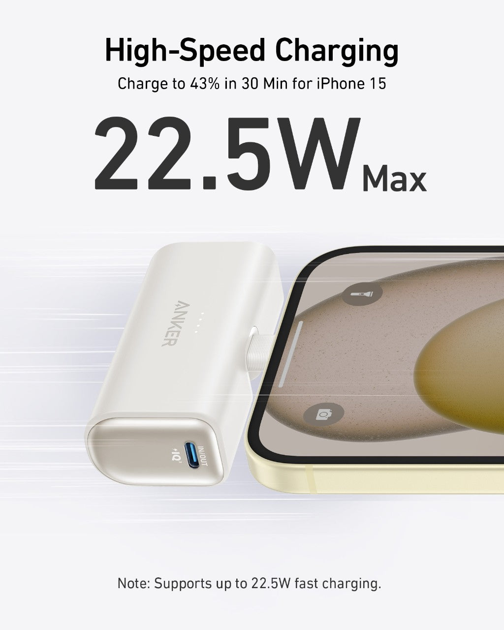 Anker Nano Power Bank (22.5W, Built-In USB-C Connector) - MERGE.DAY.1.FREESTYLE