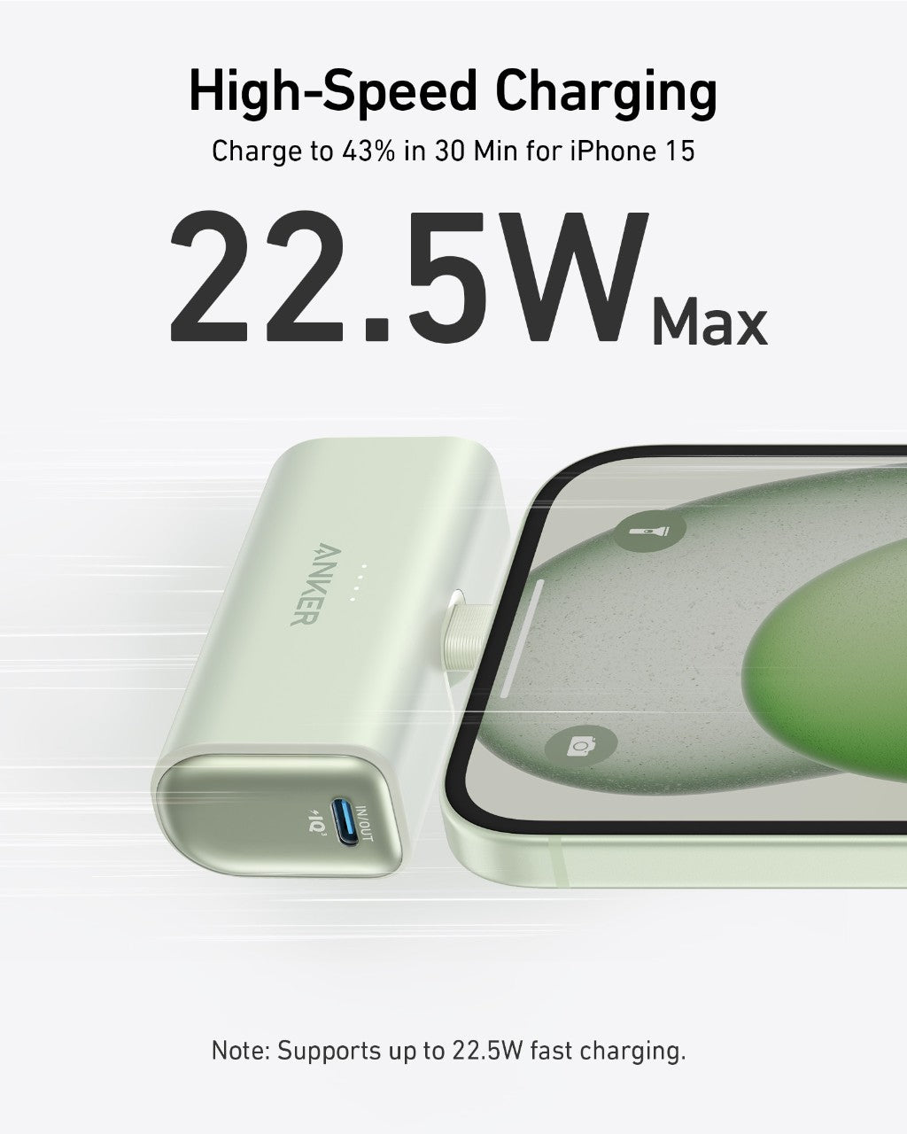 Anker Nano Power Bank (22.5W, Built-In USB-C Connector) - MERGE.DAY.1.FREESTYLE