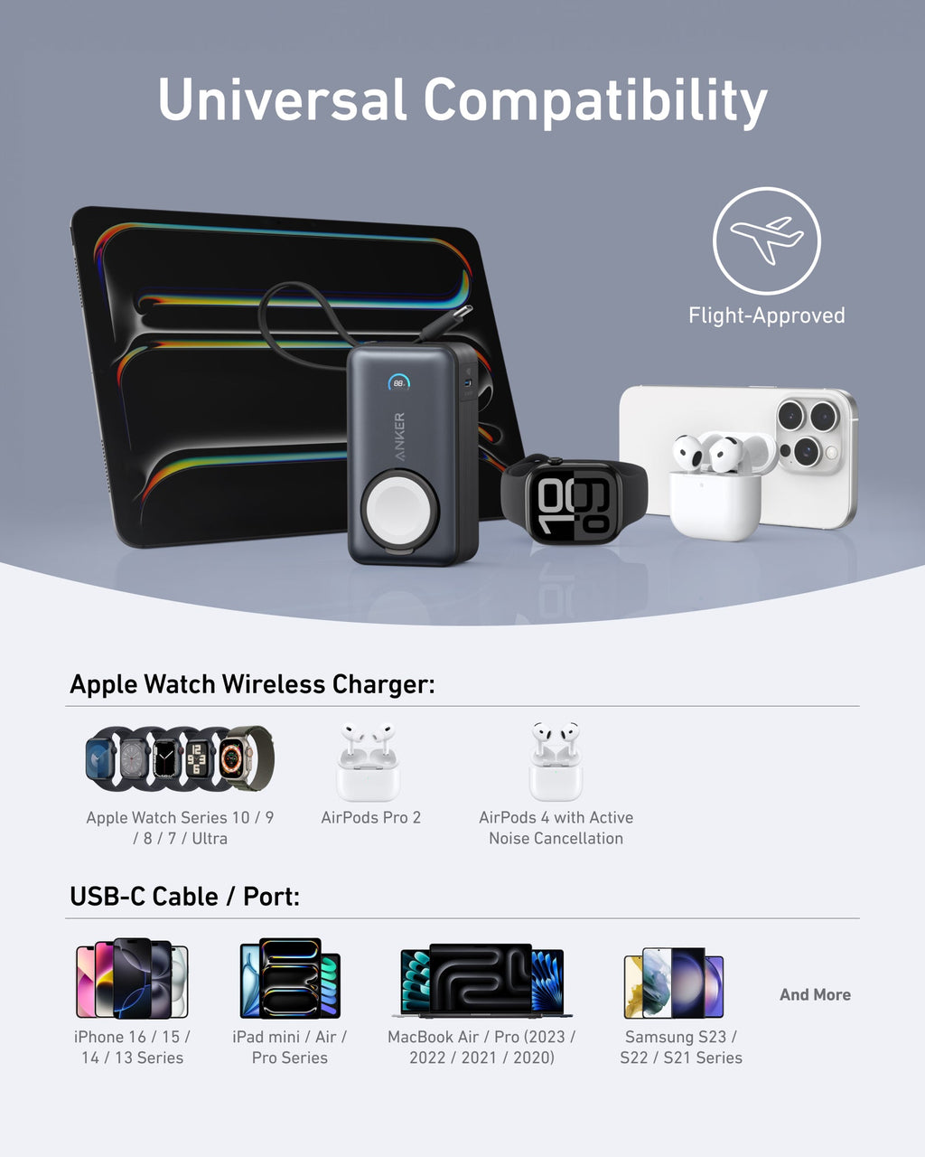 Anker MagGo Power Bank (10K, 35W, For Apple Watch) - MERGE.DAY.1.FREESTYLE