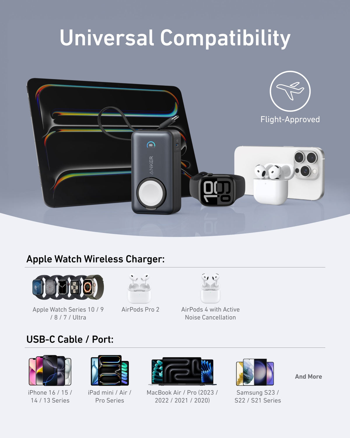 Anker MagGo Power Bank (10K, 35W, For Apple Watch) - MERGE.DAY.1.FREESTYLE