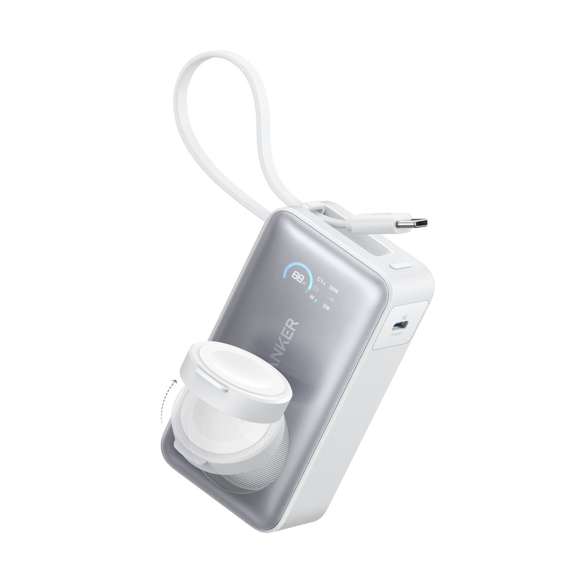 Anker MagGo Power Bank (10K, 35W, For Apple Watch) - MERGE.DAY.1.FREESTYLE