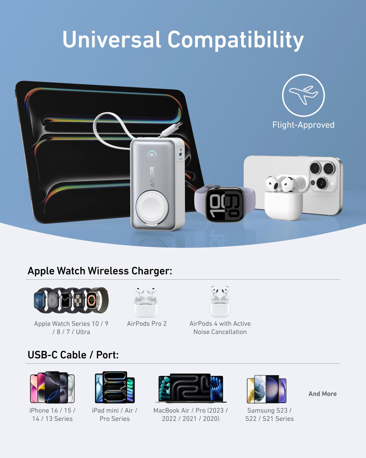 Anker MagGo Power Bank (10K, 35W, For Apple Watch) - MERGE.DAY.1.FREESTYLE