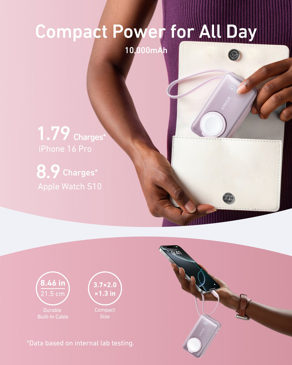 Anker MagGo Power Bank (10K, 35W, For Apple Watch) - MERGE.DAY.1.FREESTYLE