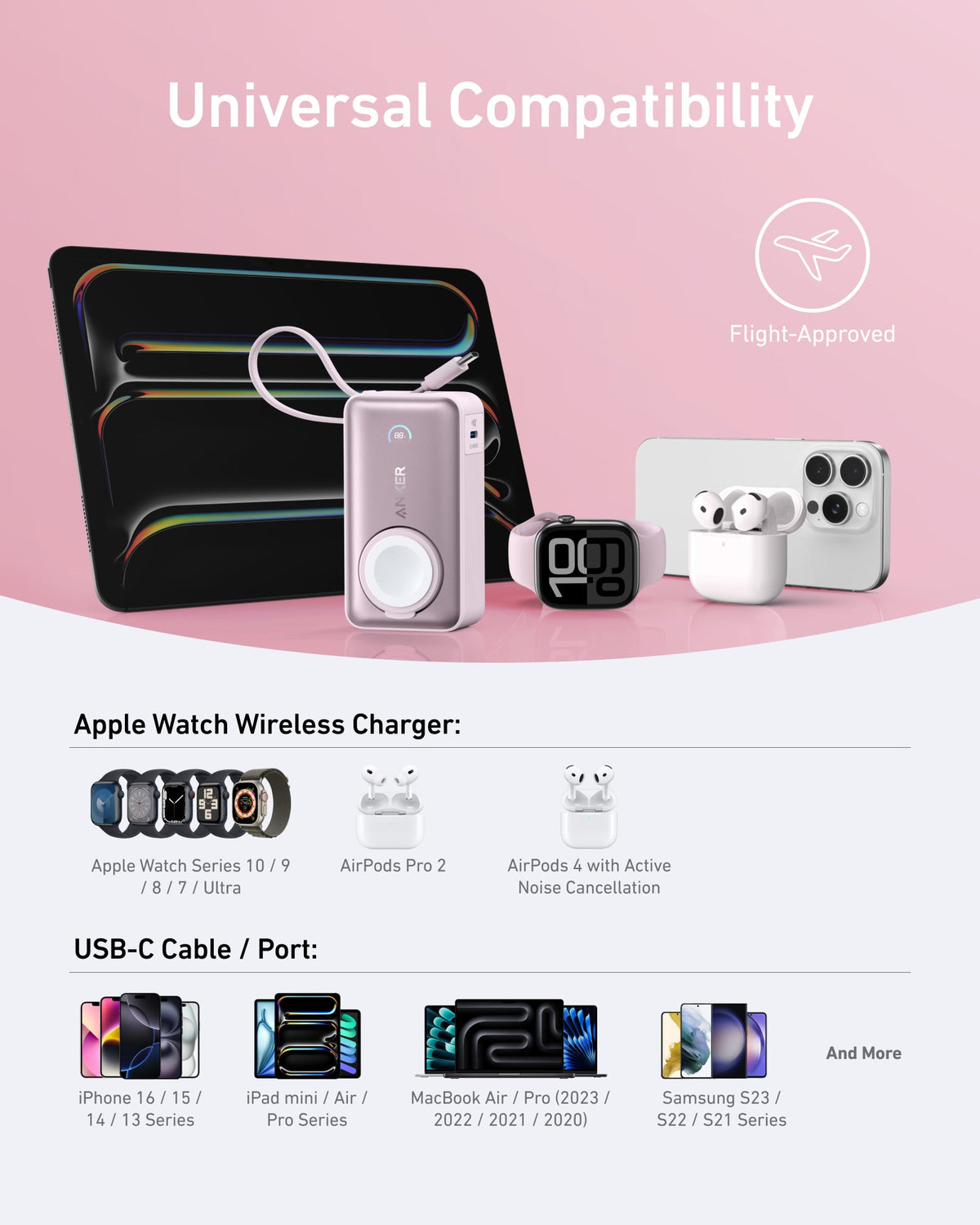 Anker MagGo Power Bank (10K, 35W, For Apple Watch) - MERGE.DAY.1.FREESTYLE