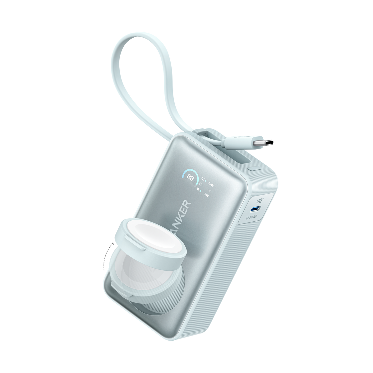 Anker MagGo Power Bank (10K, 35W, For Apple Watch) - MERGE.DAY.1.FREESTYLE