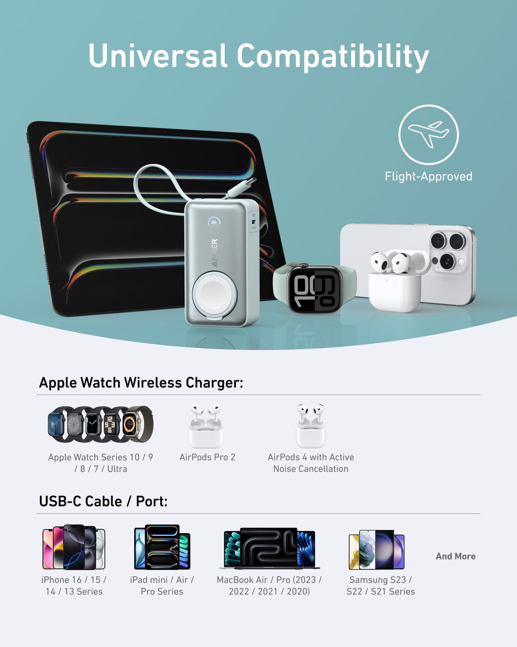 Anker MagGo Power Bank (10K, 35W, For Apple Watch) - MERGE.DAY.1.FREESTYLE