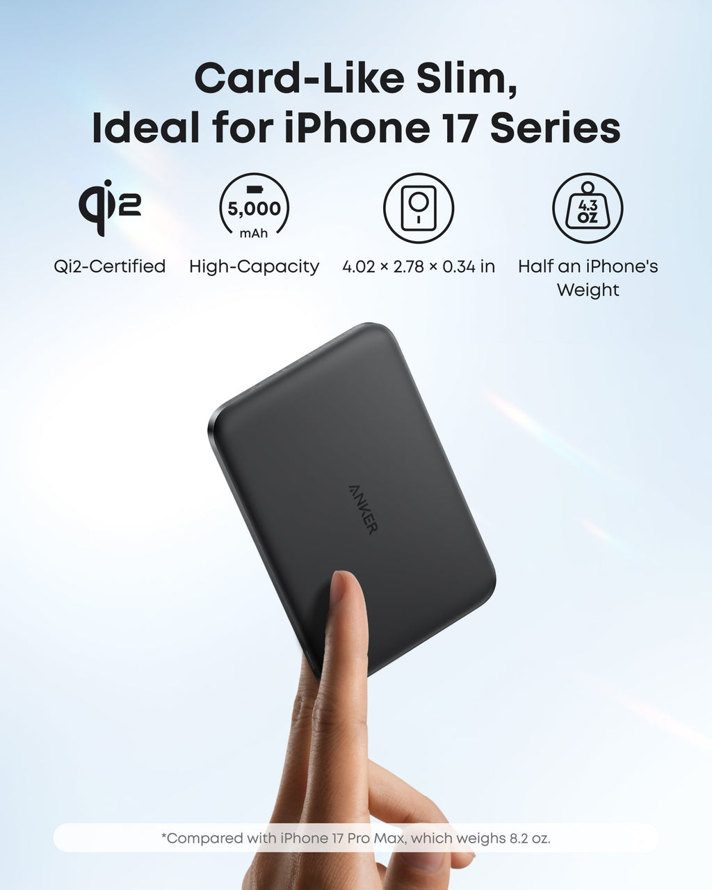 Anker Nano Power Bank (5K, MagGo, Slim) - MERGE.DAY.1.FREESTYLE