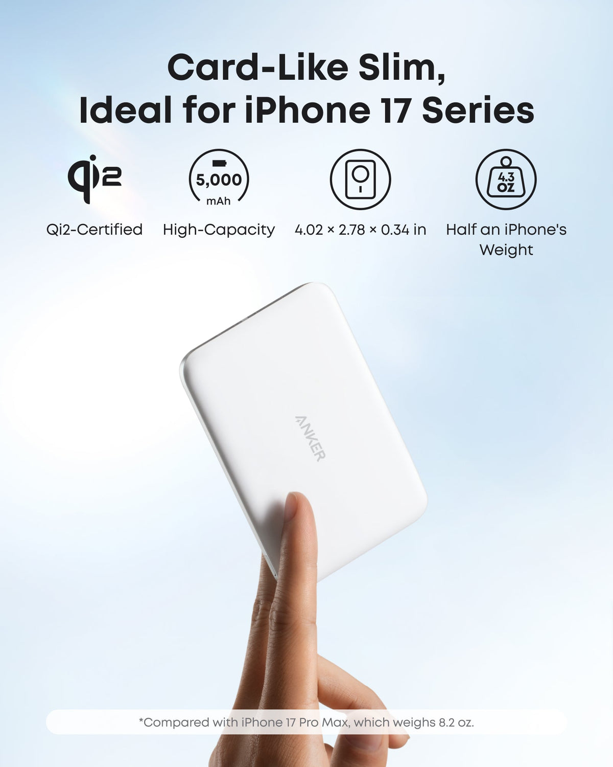 Anker Nano Power Bank (5K, MagGo, Slim) - MERGE.DAY.1.FREESTYLE
