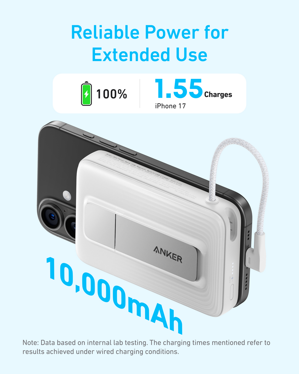Anker Zolo Magnetic Power Bank (10K, 30W, Built-in USB-C Cable) - MERGE.DAY.1.FREESTYLE