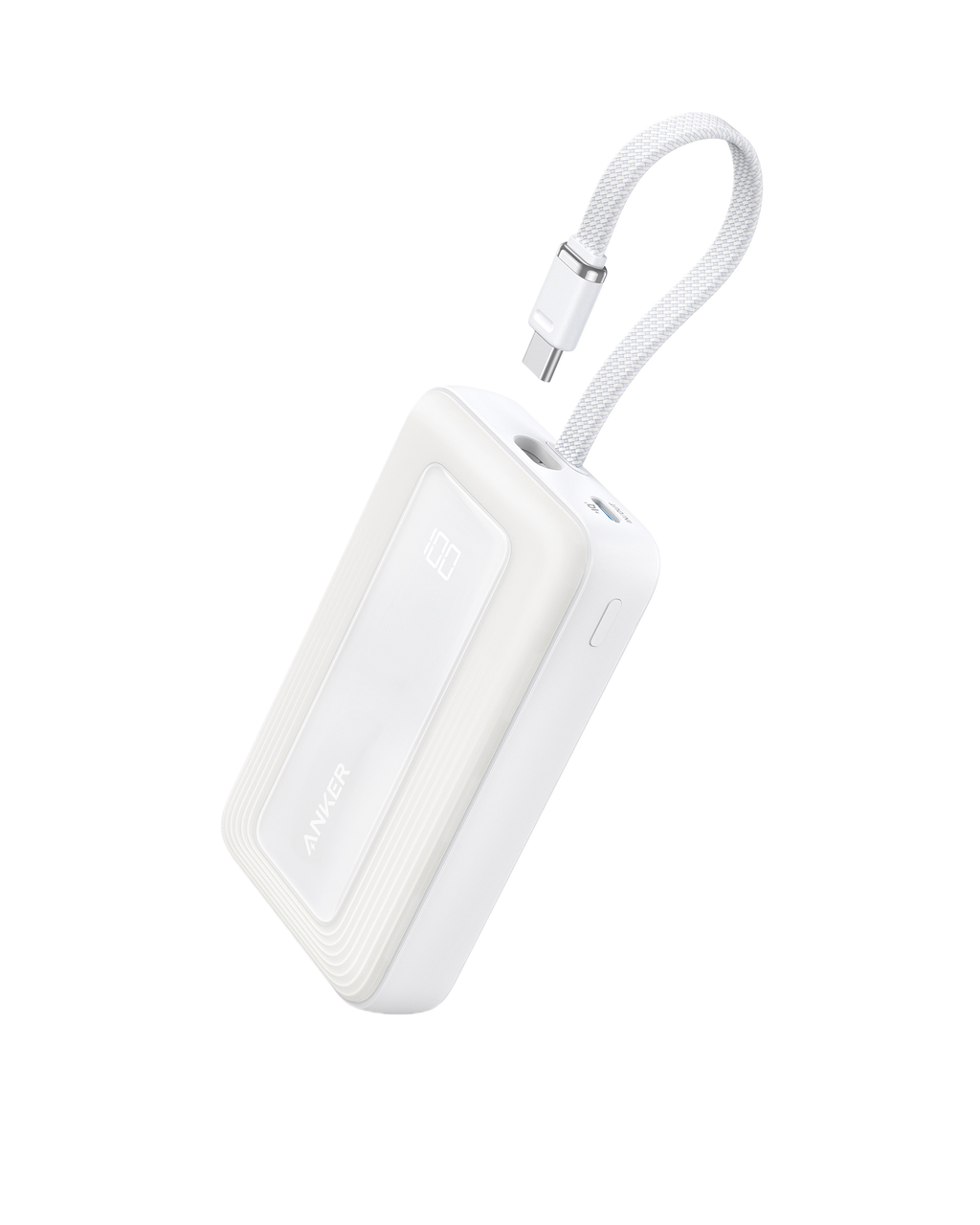 Anker Zolo Power Bank (10K, 30W) with a 5.4-inch (13.7 cm) built-in USB-C cable. - MERGE.DAY.1.FREESTYLE