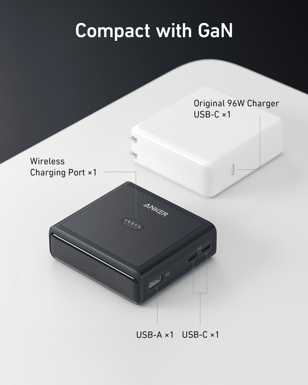 Anker 100W Charging Base for Anker Prime Power Bank - MERGE.DAY.1.FREESTYLE