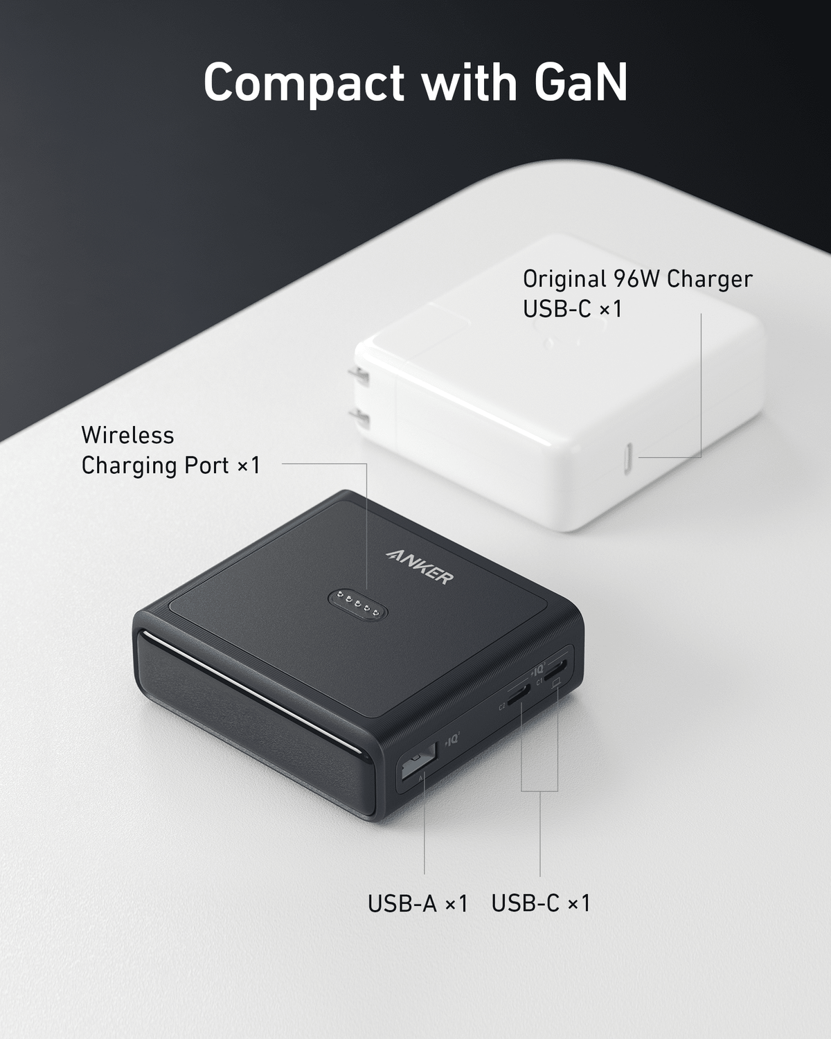Anker 100W Charging Base for Anker Prime Power Bank - MERGE.DAY.1.FREESTYLE