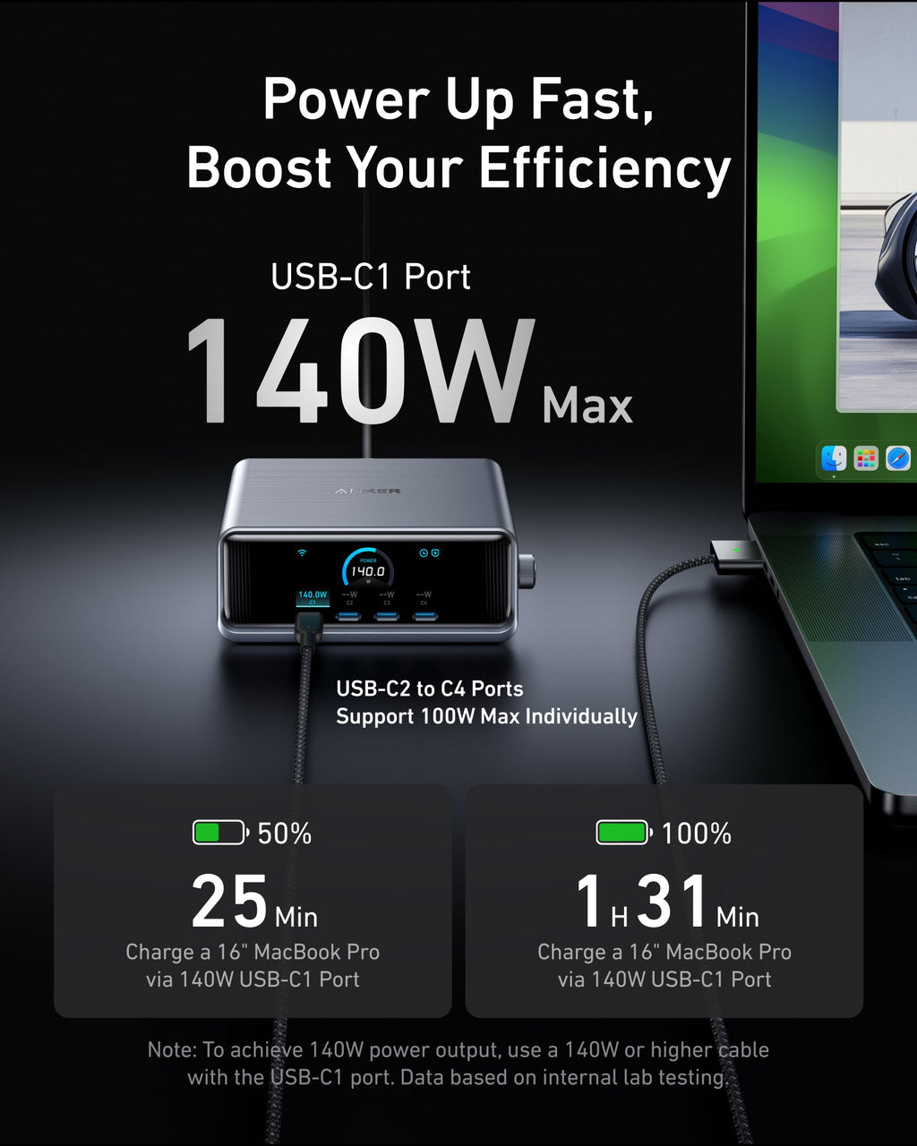 Anker Prime Charger (250W, 6 Ports, GaNPrime) - MERGE.DAY.1.FREESTYLE