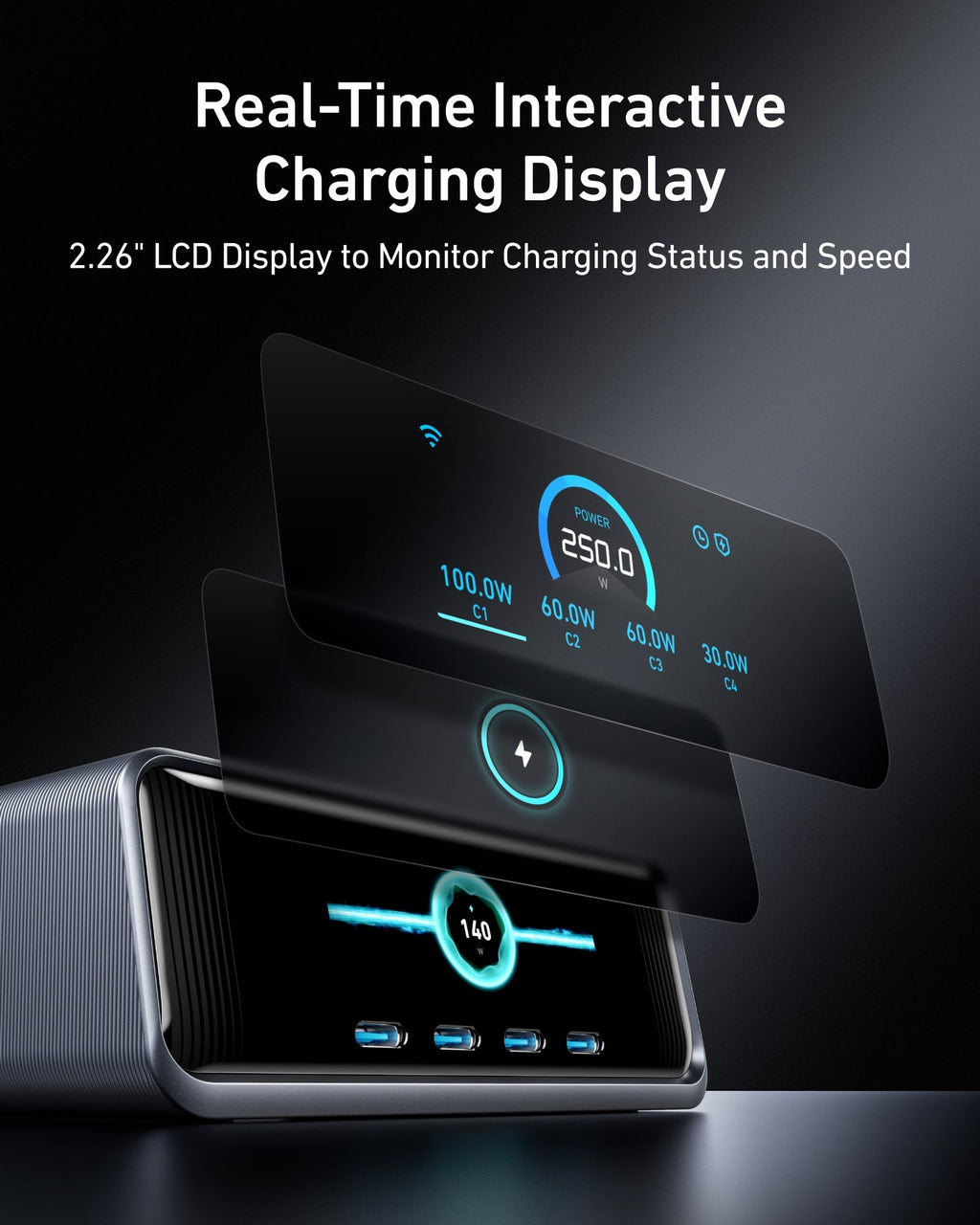 Anker Prime Charger (250W, 6 Ports, GaNPrime) - MERGE.DAY.1.FREESTYLE