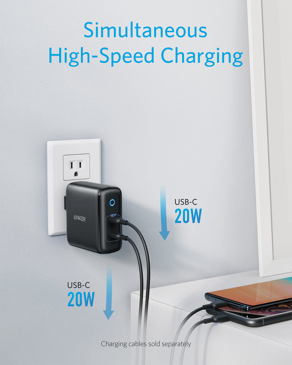 Anker <b>324</b> Charger (40W) - MERGE.DAY.1.FREESTYLE