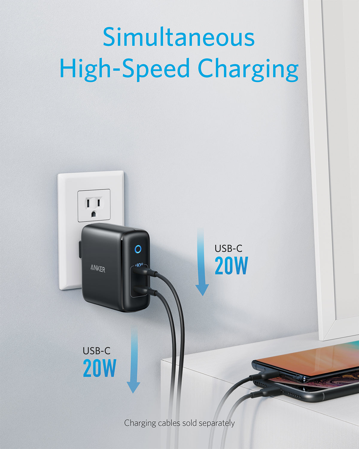 Anker <b>324</b> Charger (40W) - MERGE.DAY.1.FREESTYLE