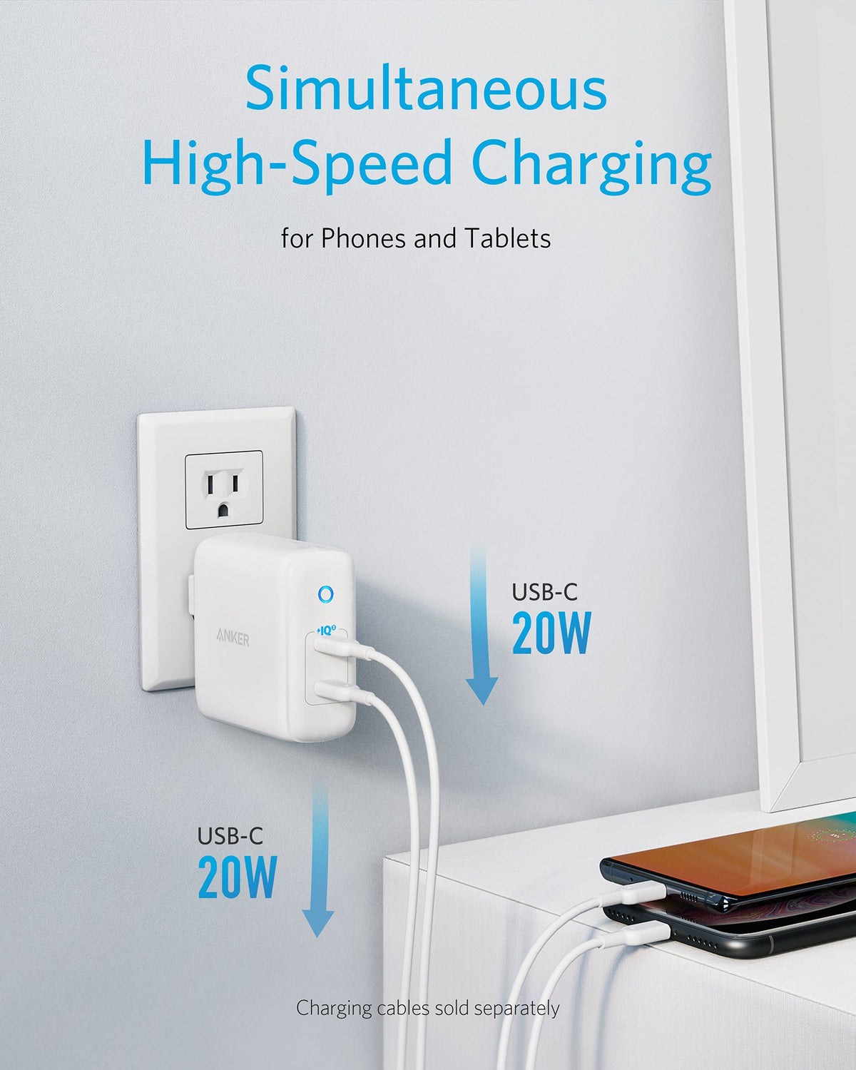 Anker <b>324</b> Charger (40W) - MERGE.DAY.1.FREESTYLE