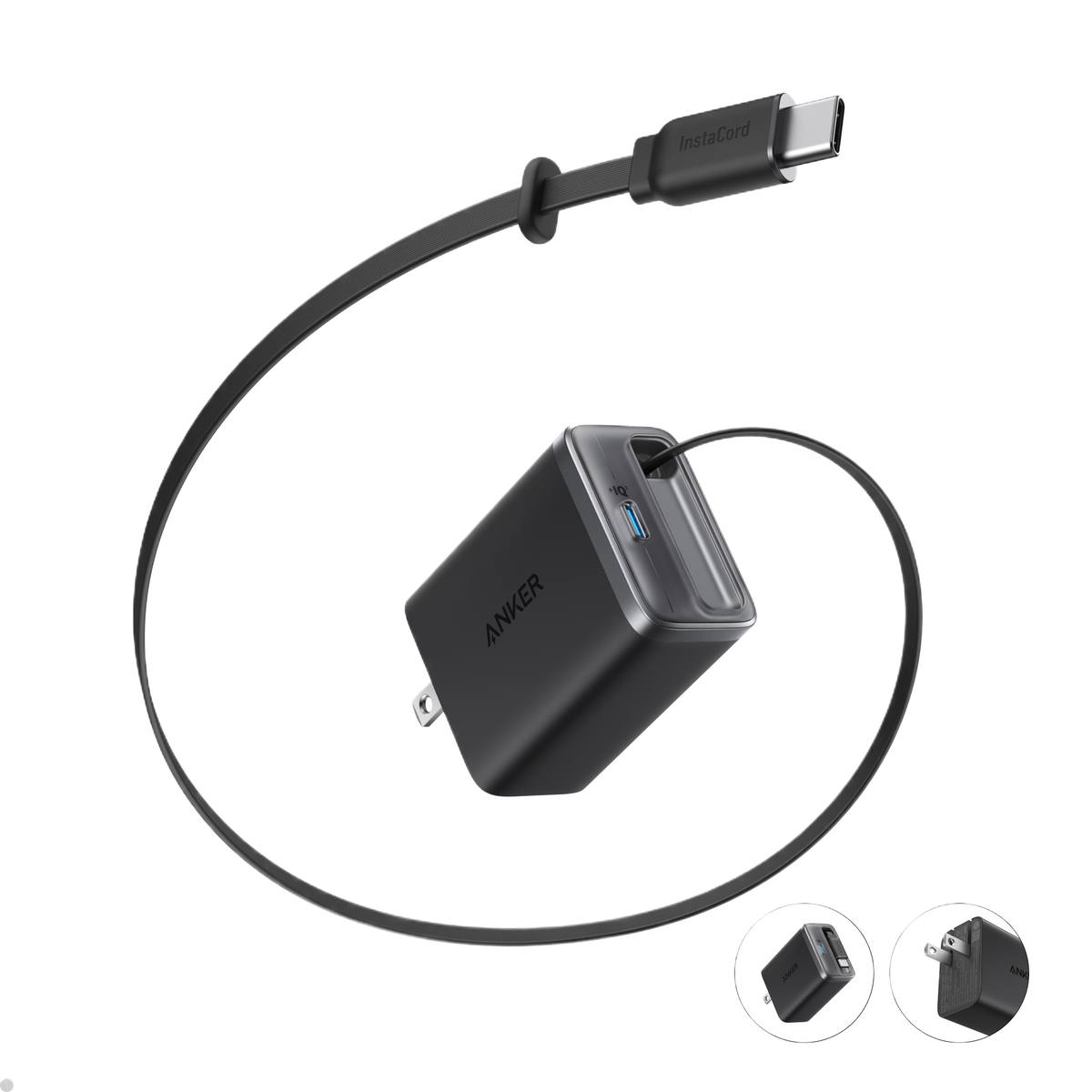 Anker Nano Charger (35W, Built-In Retractable USB-C Cable) - MERGE.DAY.1.FREESTYLE