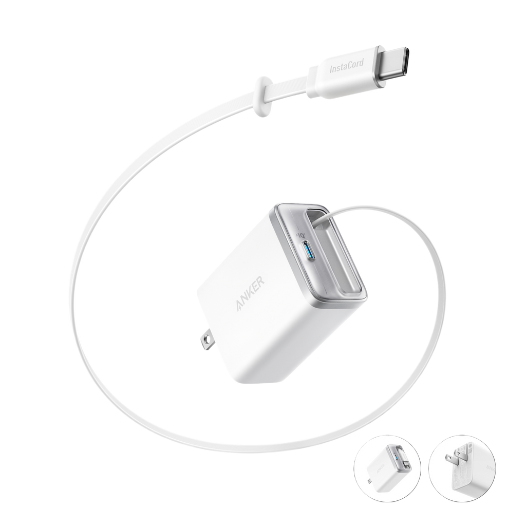 Anker Nano Charger (35W, Built-In Retractable USB-C Cable) - MERGE.DAY.1.FREESTYLE