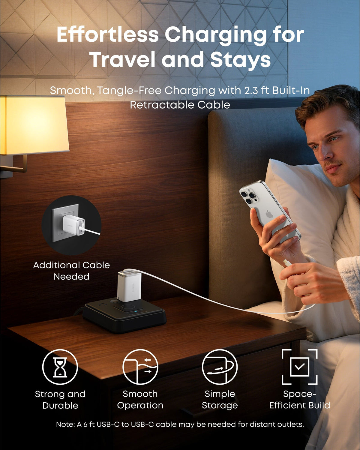 Anker Nano Charger (35W, Built-In Retractable USB-C Cable) - MERGE.DAY.1.FREESTYLE