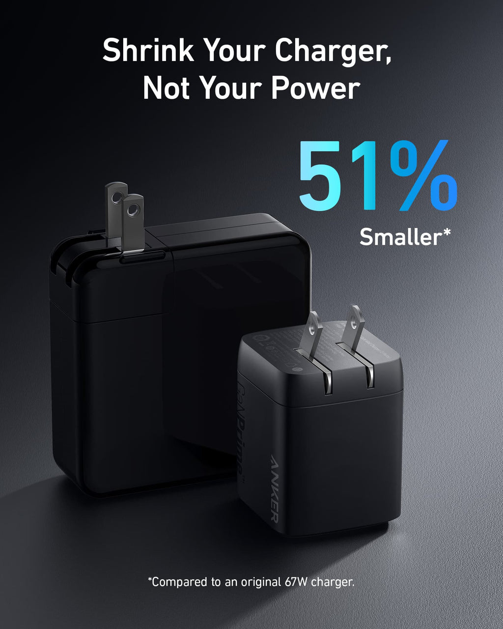 Anker Prime 67W GaN Wall Charger (3 Ports) - MERGE.DAY.1.FREESTYLE
