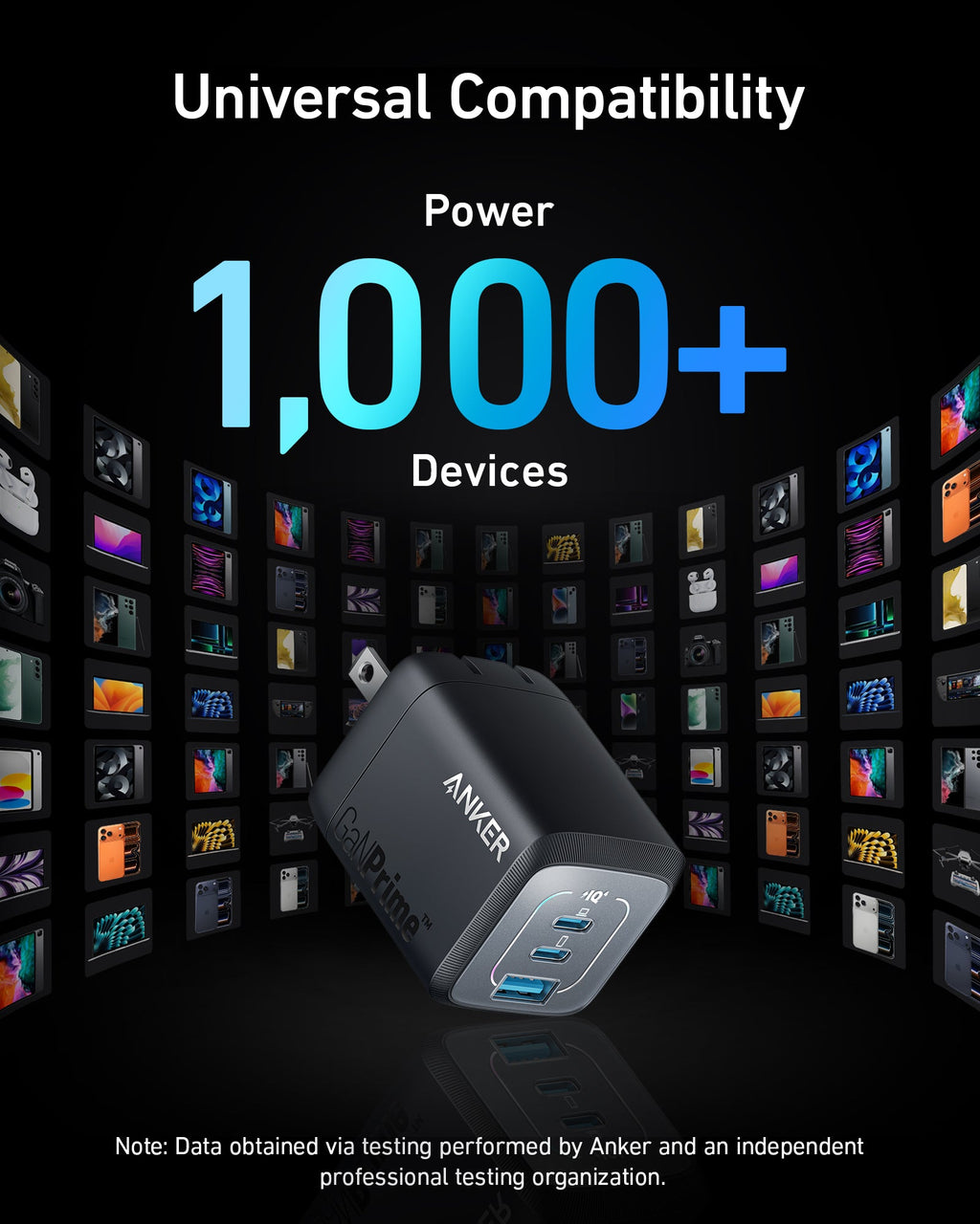 Anker Prime 67W GaN Wall Charger (3 Ports) - MERGE.DAY.1.FREESTYLE