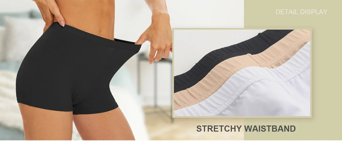 Seamless Boxers Panties Underwear Low Waist Solid Color Breathable Boyshorts - MERGE.DAY.1.FREESTYLE