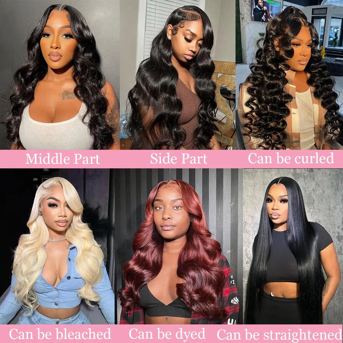 13x6 13x4 Body Wave Lace Front Wig Human Hair Brazilian Frontal Wig 6x4 5x5 Lace Wigs For Women Pre Plucked MYLOCKME Remy Hair - MERGE.DAY.1.FREESTYLE