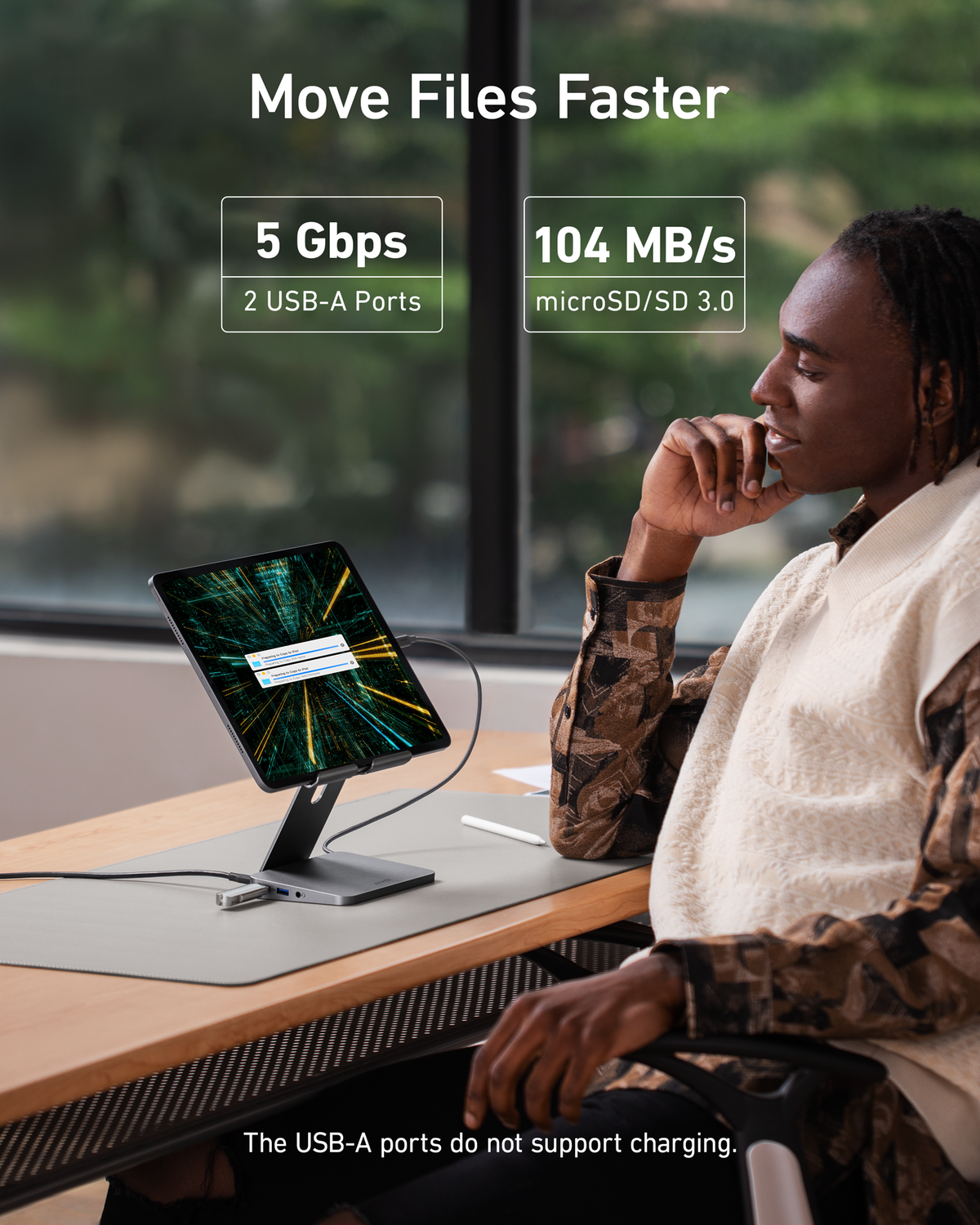 Anker 551 USB-C Hub (8-in-1, Tablet Stand) - MERGE.DAY.1.FREESTYLE