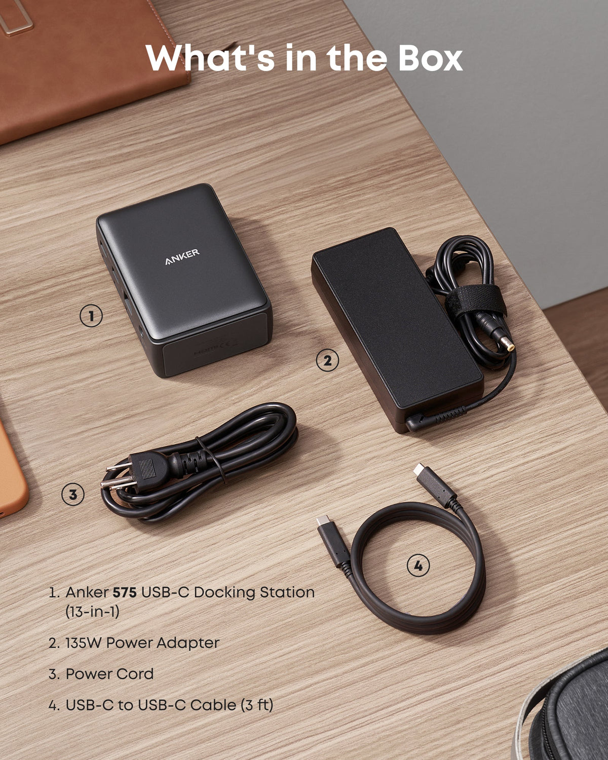 Anker <b>575</b> USB-C Docking Station (13-in-1) - MERGE.DAY.1.FREESTYLE