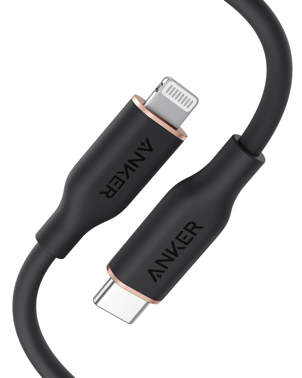 Anker <b>641</b> USB-C to Lightning Cable (Flow, 3 ft Silicone) - MERGE.DAY.1.FREESTYLE