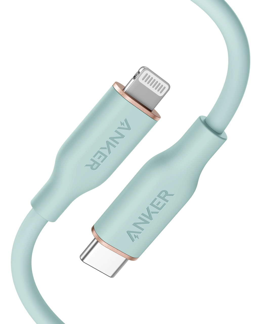 Anker <b>641</b> USB-C to Lightning Cable (Flow, 3 ft Silicone) - MERGE.DAY.1.FREESTYLE