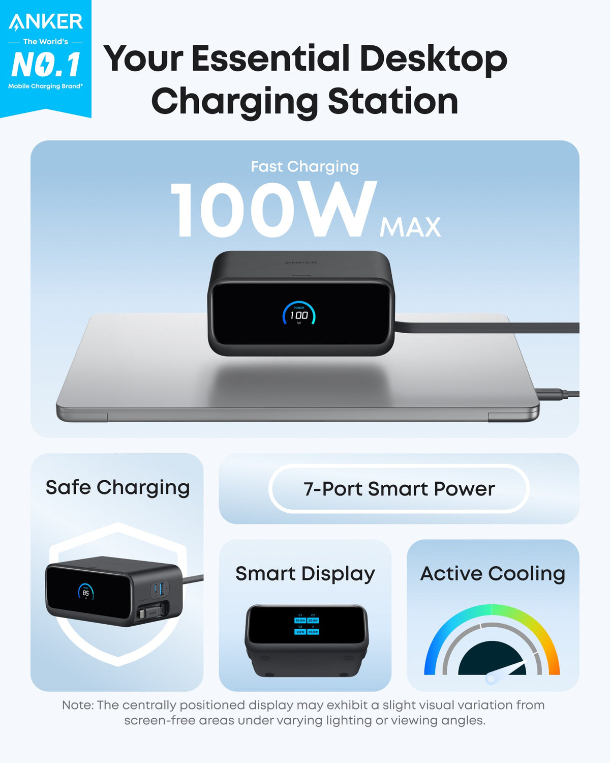 Anker Nano Charging Station (7-in-1, 100W) - MERGE.DAY.1.FREESTYLE