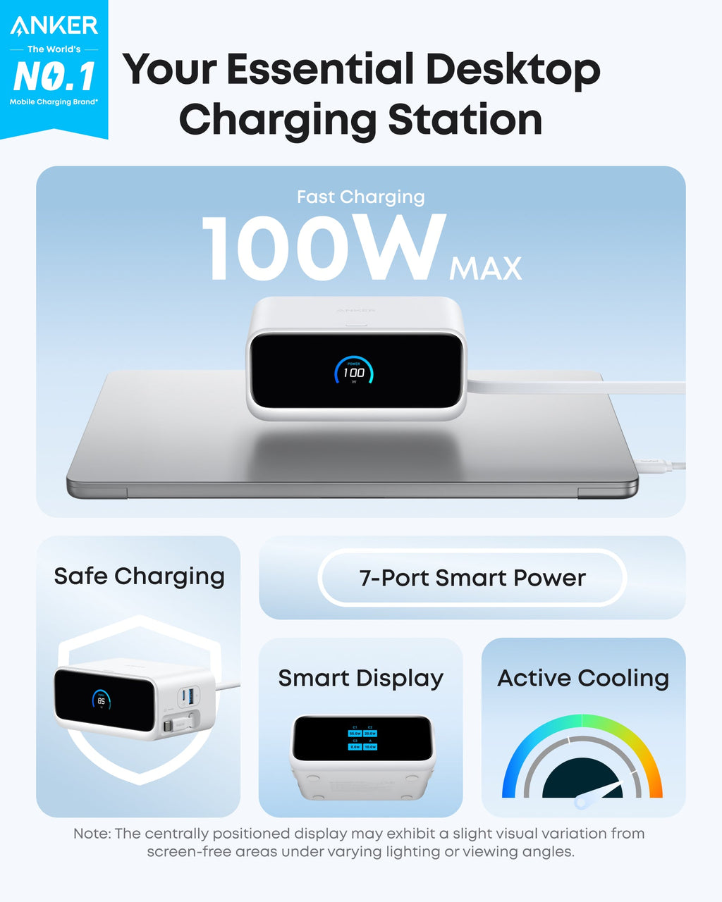 Anker Nano Charging Station (7-in-1, 100W) - MERGE.DAY.1.FREESTYLE