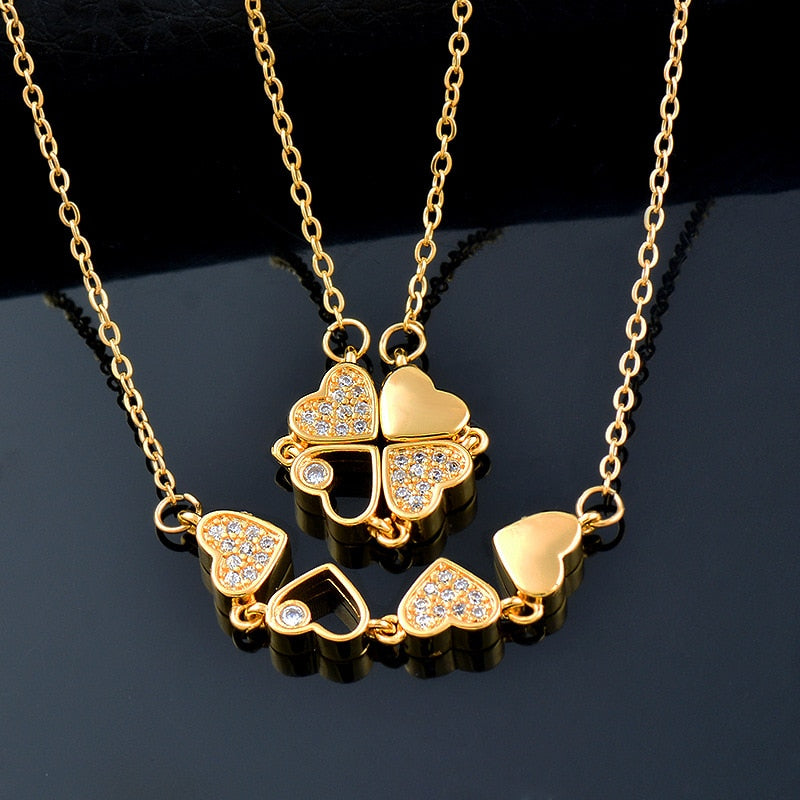 clover necklace gold - MERGE.DAY.1.FREESTYLE