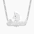 Unicorn Personalized Custom Name Necklace - MERGE.DAY.1.FREESTYLE