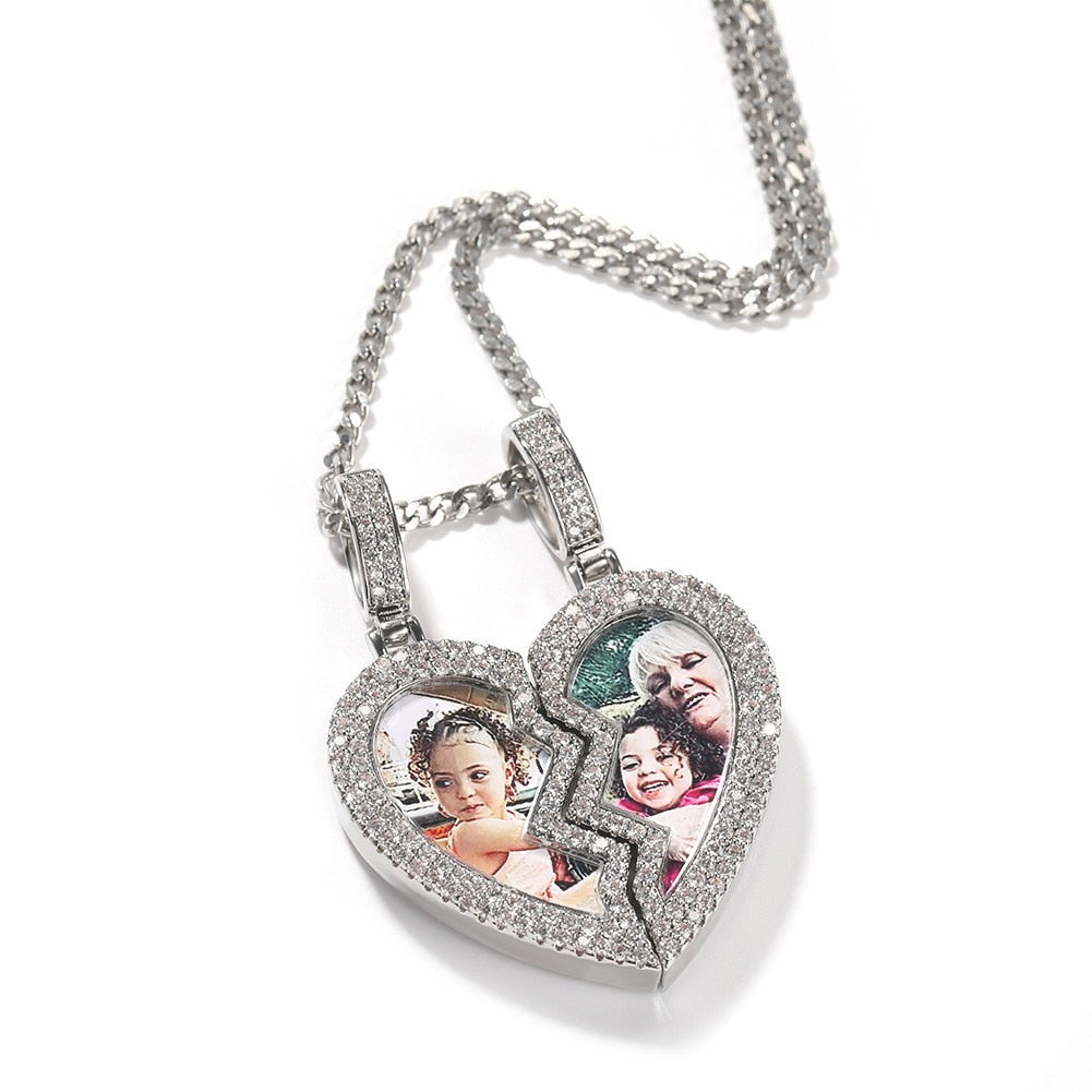 Broken Heart Photo 2 Pictures Pendant - MERGE.DAY.1.FREESTYLE