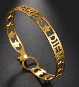 Customized Letter Name Bracelet Bangles for Women Men Chrismas Jewelry Gift - MERGE.DAY.1.FREESTYLE