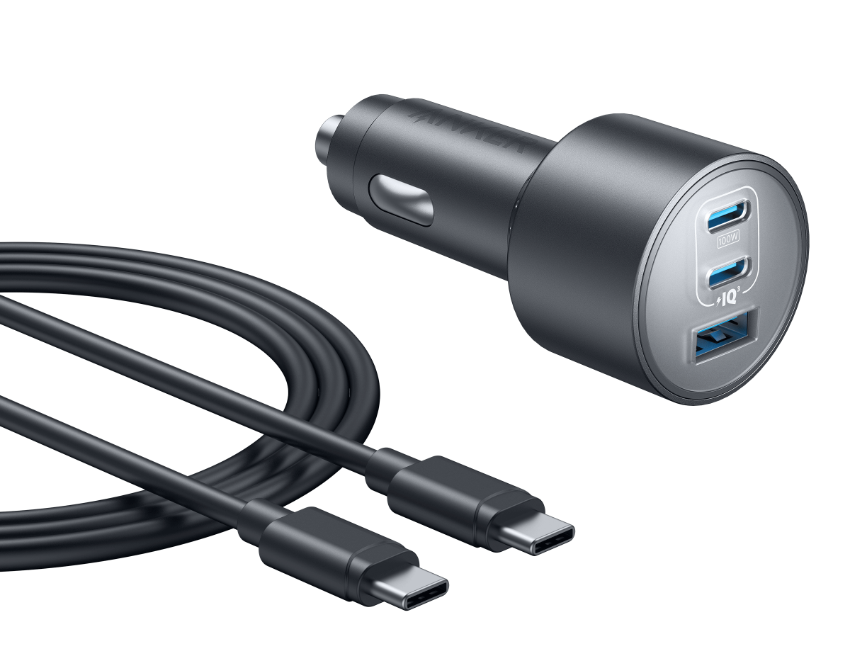 Anker Nano Car Charger (167.5W, 3 Ports) - MERGE.DAY.1.FREESTYLE