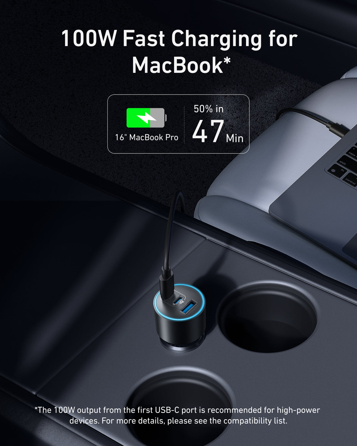 Anker Nano Car Charger (167.5W, 3 Ports) - MERGE.DAY.1.FREESTYLE