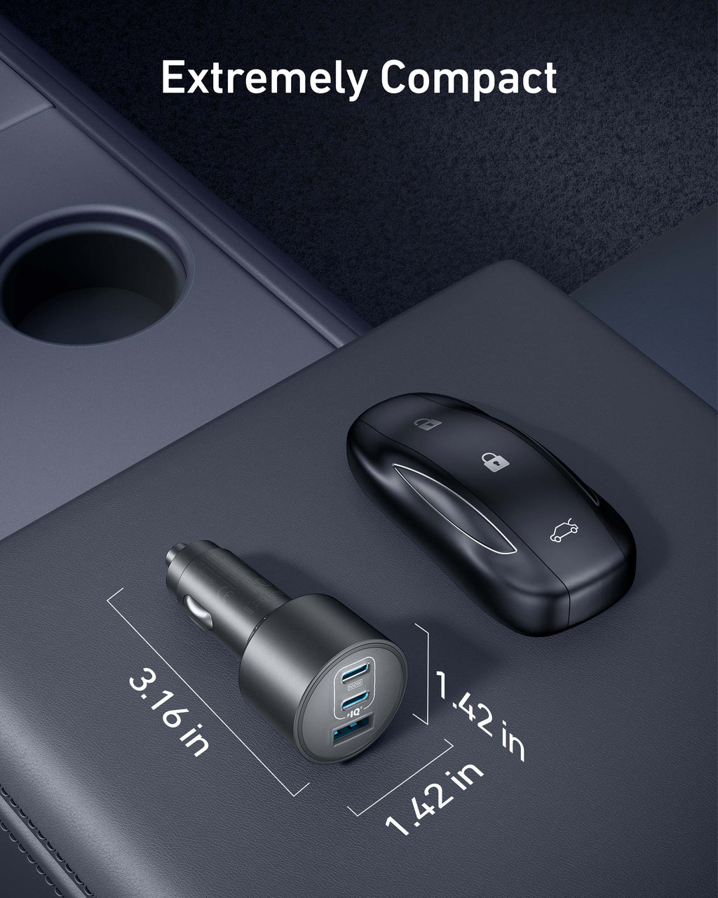 Anker Nano Car Charger (167.5W, 3 Ports) - MERGE.DAY.1.FREESTYLE